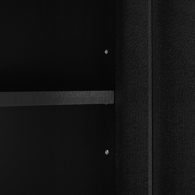 Roomfitters Tall Bathroom Cabinet with Hook Adjustable Shelf and Freestanding Painted MDF Design