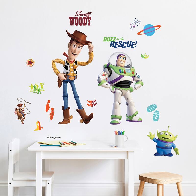 RoomMates Disney Buzz Lightyear and Woody Wall Decals