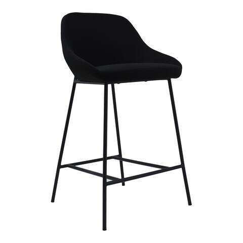 Aurelle Home Sheila Modern Upholstered Counter Stool