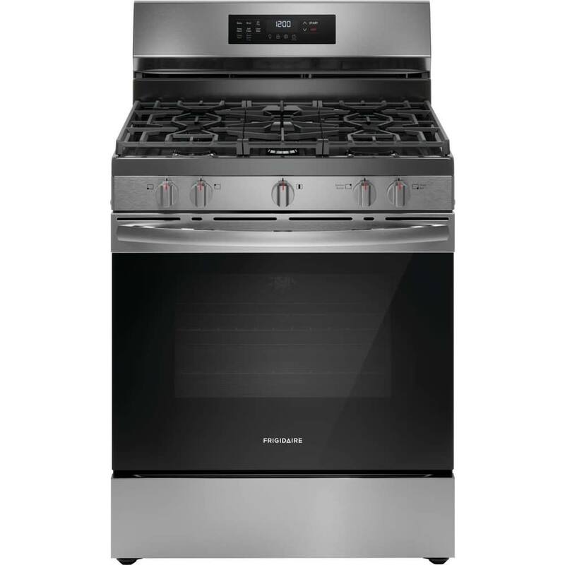 Frigidaire FCRG3083A 30" Wide 5.1 Cu. Ft. Free Standing Gas Range with - Stainless Steel