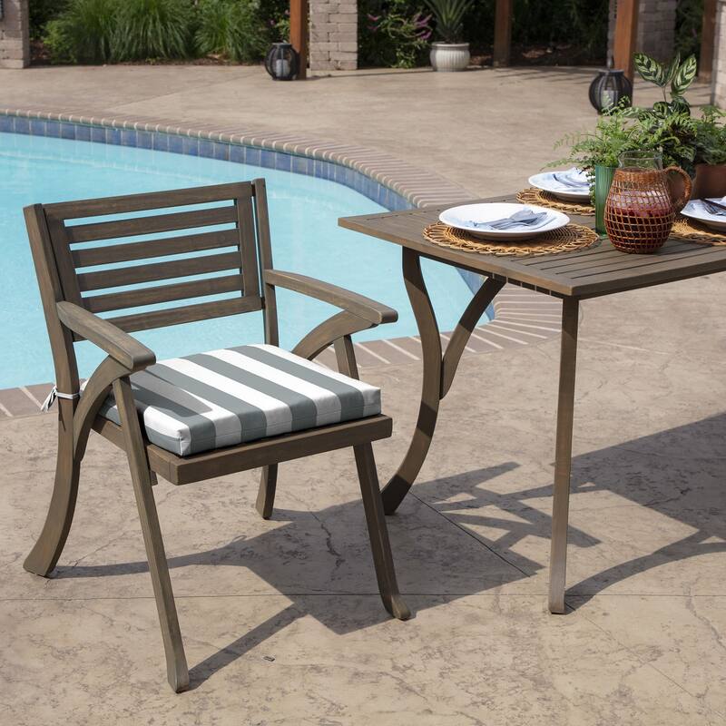ARDEN Cabana Stripes Outdoor 18 x 19 in. Seat Pad