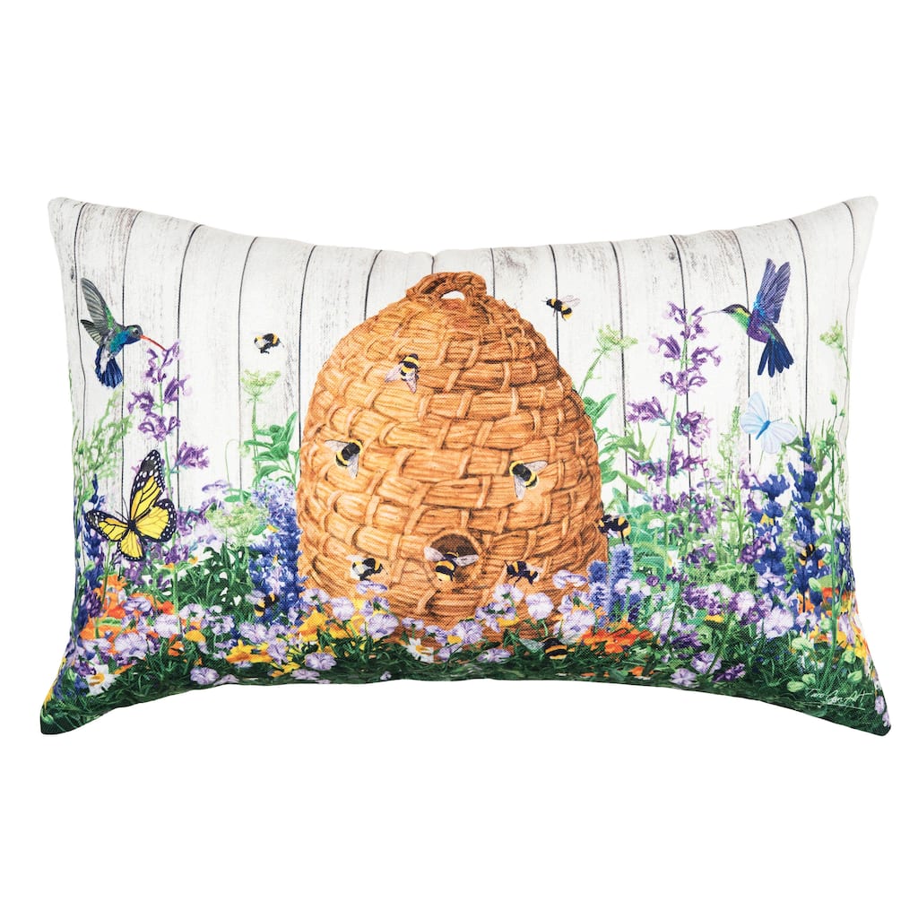 Bee Hive Paradise Pillow