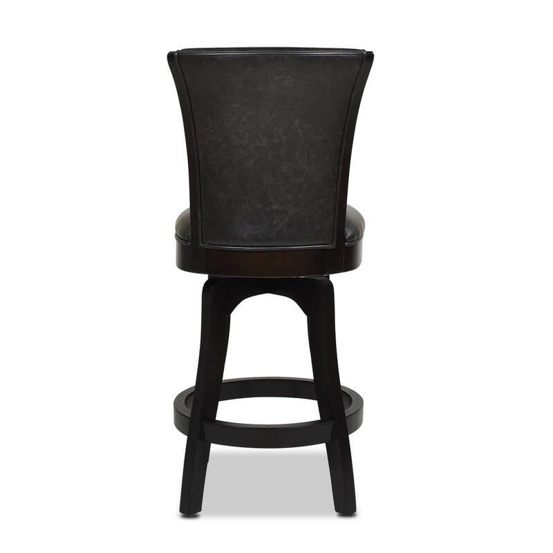 Henry 27" Swivel Upholstered Counter Height Bar Stool