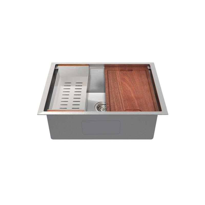 Swiss Madison SM-KU748 Rivage 30" Undermount Single Basin Stainless - Stainless Steel