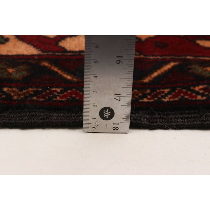Teimani Red Rug 4'0" x 6'11" - 4'0 x 6'11