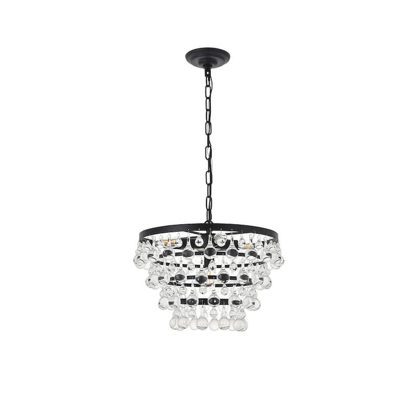 Kora 5 light Black Pendant