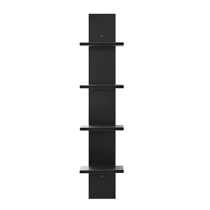 Danya B. Arica Utility Column 4-Tier Spine Wall Shelves - N/A