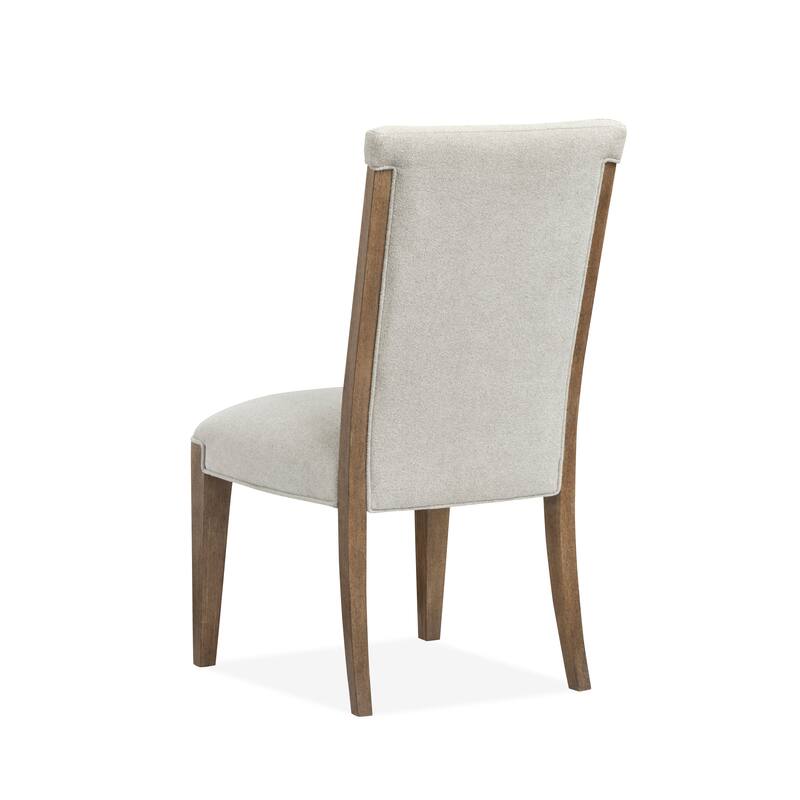 Magnussen Home Plum Creek Sierra Brown Upholstered Side Chair Two Pack - 20.25''W x 25.75''D x 39''H