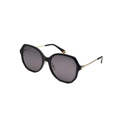 Polaroid Women's 57mm Black Polarized Sunglasses PLD6177GS-0807-M9