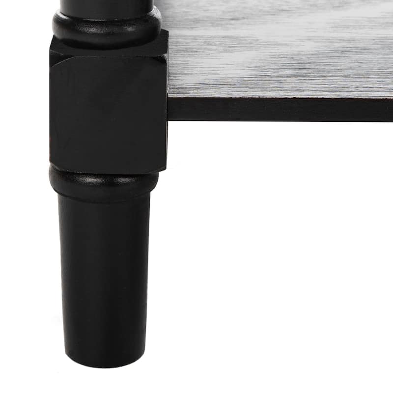 SAFAVIEH Cape Cod Black 2-drawer Coffee Table - 41.7" x 21.7" x 18.5"