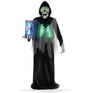 Halloween Animatronic Grim Reaper Outdoor Decoration Sound and Motion