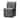 Damon Fully Upholstered Grey Fabric Dining Chair on Casters (Set of 2) - 20"W x 26"D x 32"H