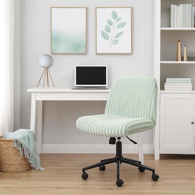 Modern Designs Plush Swivel Chair for Criss-Cross Seating