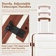 preview thumbnail 13 of 15, 3-Piece Hardshell Luggage Set with TSA Lock YKK Zippers Aluminum Telescopic Handle and Spinner Wheels Durable PC+ABS Suitcase