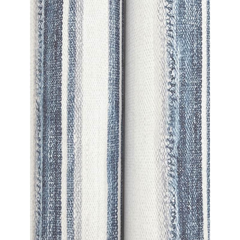 Loom Spun Indigo Wallpaper