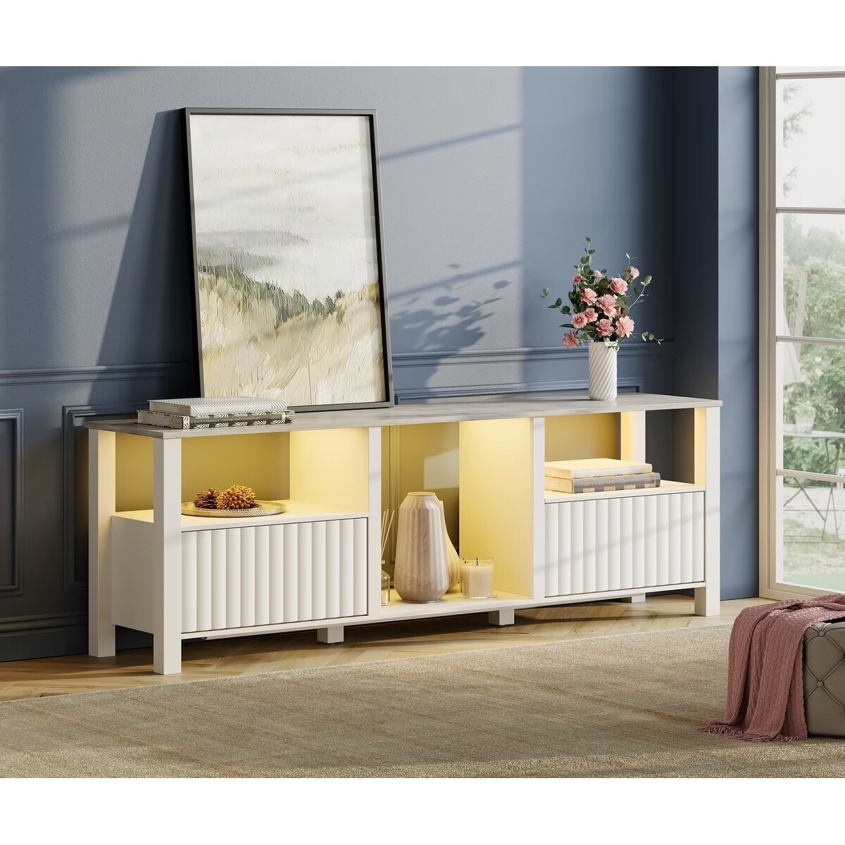75 inch cheap console table