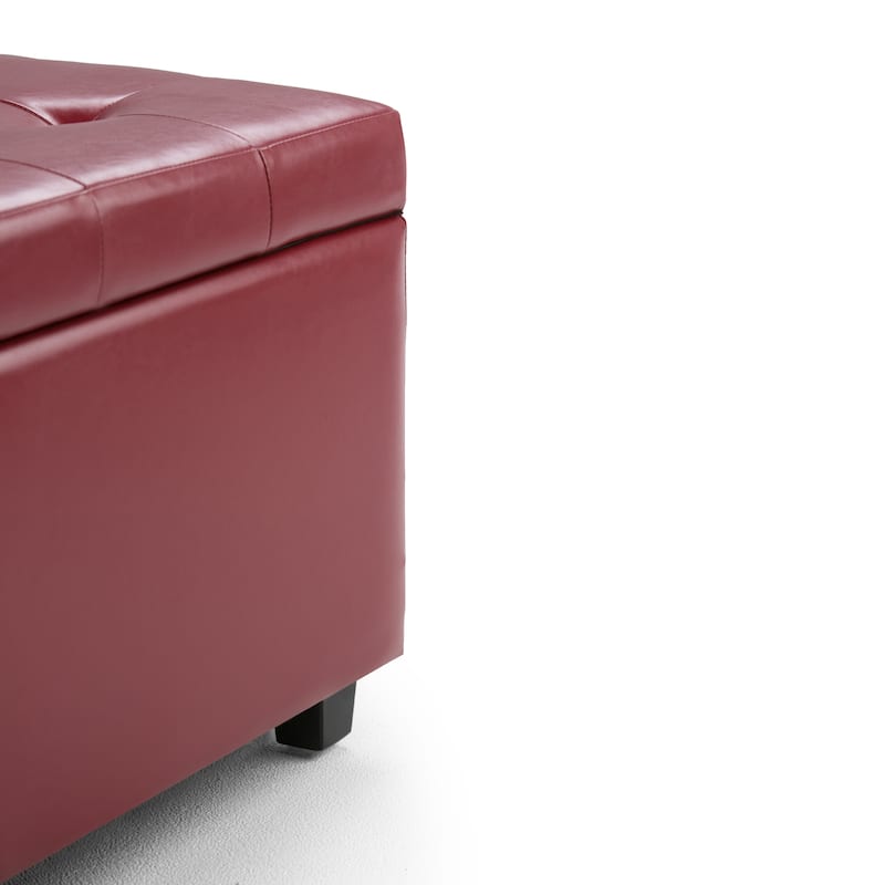 WYNDENHALL Essex 34-in. Wide Rectangular Storage Ottoman