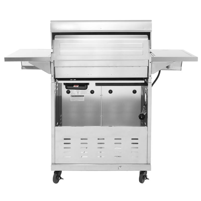 Royal Gourmet GA4402S 4-Burner BBQ Cabinet Style Gas Grill, Silver