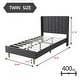 preview thumbnail 19 of 58, Alazyhome Upholstered Platform Bed Frame