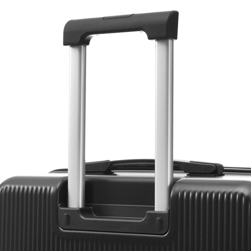 Luggage Sets 5 Piece with Half-opening, Hardside Carry On Suitcase Set with Double Spinner Wheel, with USB Port,TSA Locks