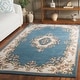 preview thumbnail 6 of 92, SAFAVIEH Handmade Aubusson Hrachuhi Traditional Wool Rug 3' x 5' - Blue/Ivory