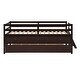 preview thumbnail 7 of 46, Functional Design Low Loft Bed with Safety Fence, Climbing ladder, Storage Drawers and Trundle Bed