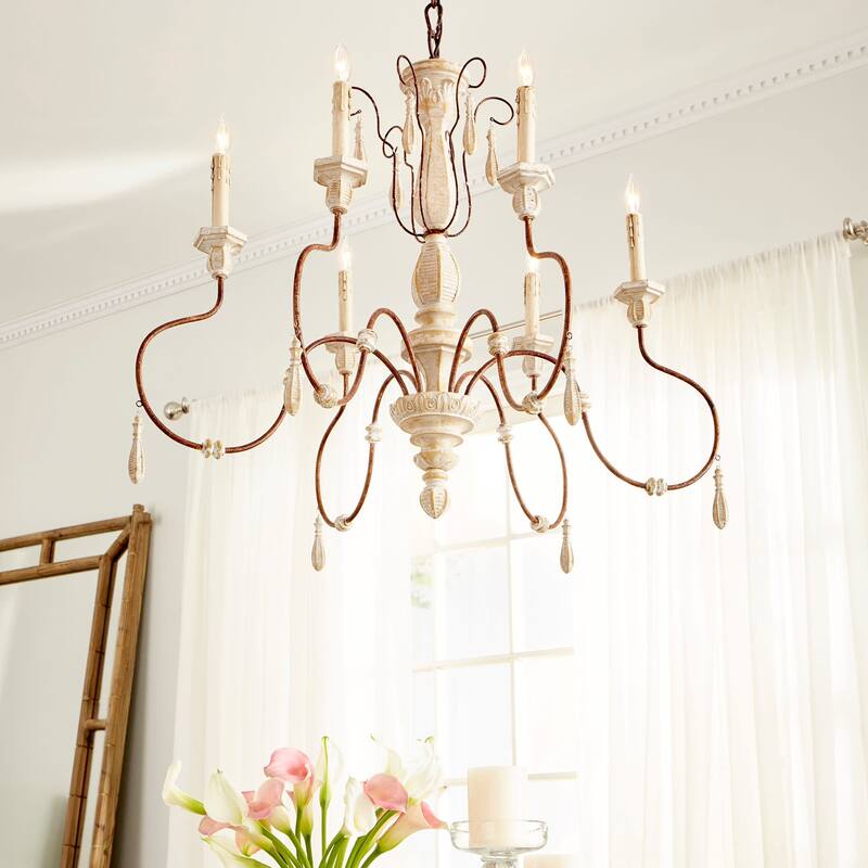 Quorum International 6152-6-6 La Maison 6 Light 36" Wide Taper Candle