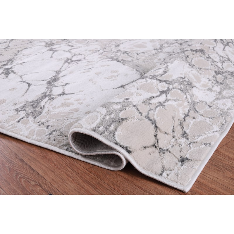 Ilios Collection Textured Abstract Rug