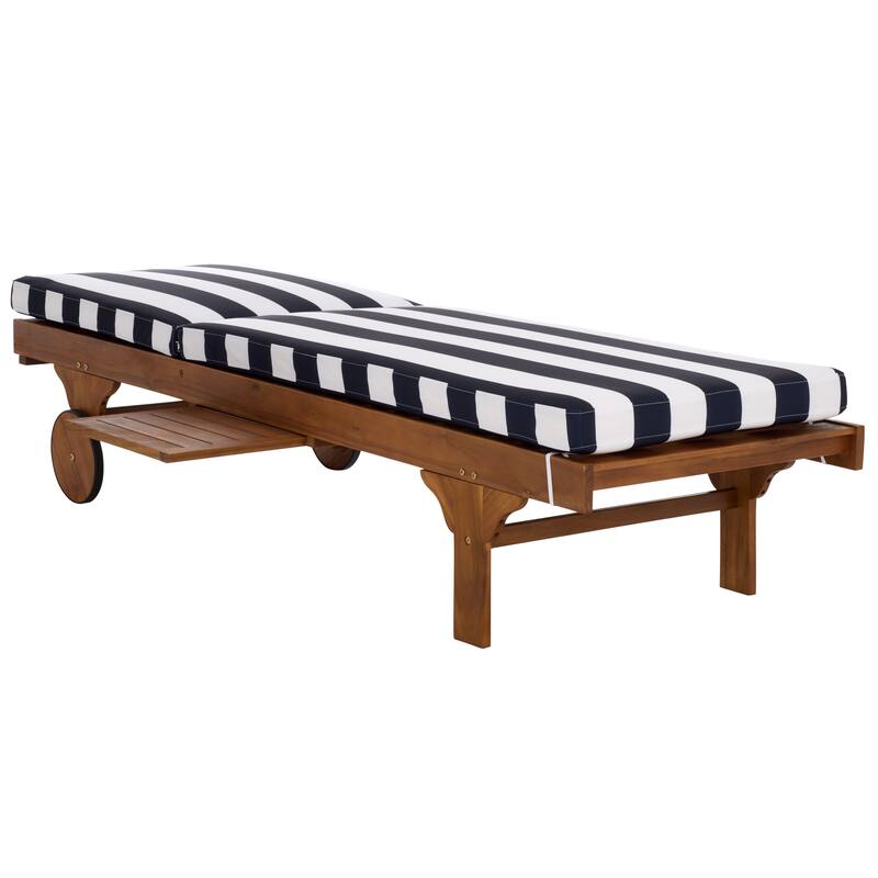 SAFAVIEH Iyanna Lounge Chair - 25 In. W x 80 In. D x 17-42 In. H - 25"W x 80"D x 17-42"H
