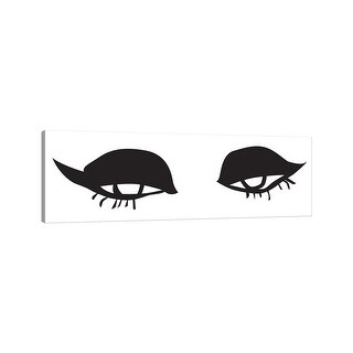 iCanvas "Eyes And Lips" by Honeymoon Hotel Canvas Print - Bed Bath ...