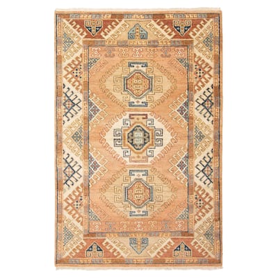 ECARPETGALLERY Hand-knotted Jules Serapi Copper Wool Rug - 5'4 x 8'0