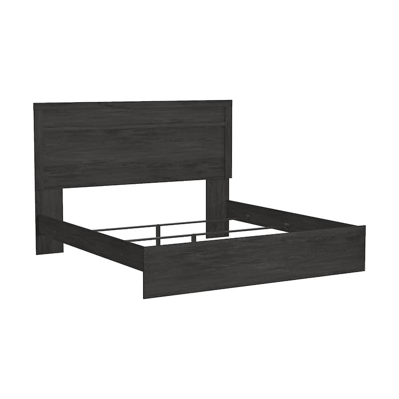Belachime Black Panel Bed