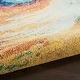 preview thumbnail 24 of 26, Nourison Celestial Abstract Modern Multicolored Colorful Wave Area Rug