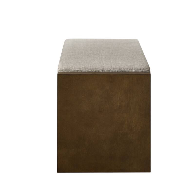 40/47 Inch Storage Bench End Bed Bench with Shoe Rack
