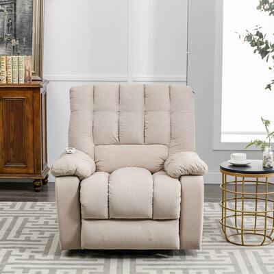 Modern Power Lift Massage Recliner Chair with Heat,Vibration,Side Pocket for Living Room, Bedroom
