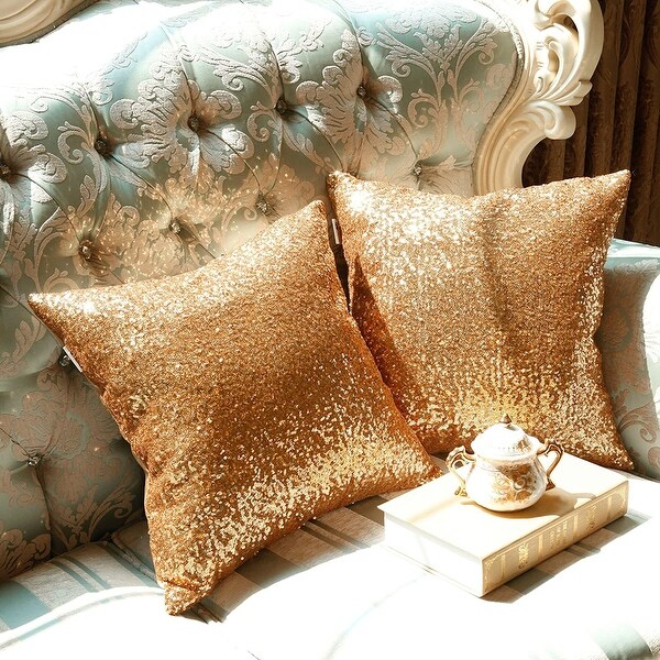 glam pillow covers
