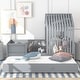 preview thumbnail 2 of 7, Gray Twin House Low Loft Bed with Trundle