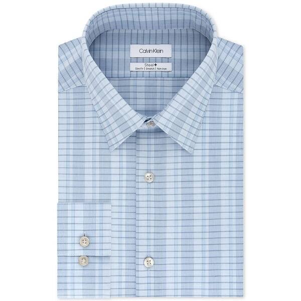 mens dress shirts 17.5 x 32 33 G-style USA Men's Slim Fit Long Sleeve Dress Shirt - Brown