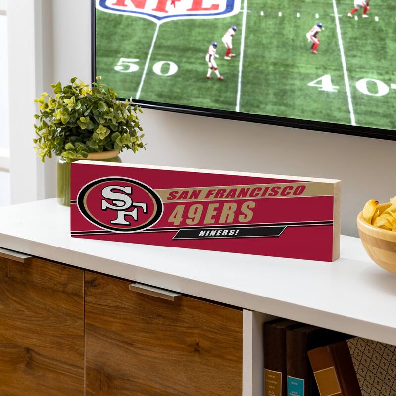 San Francisco 49ers Plock, Down Home Fans, 6x6 - 5" x 18"