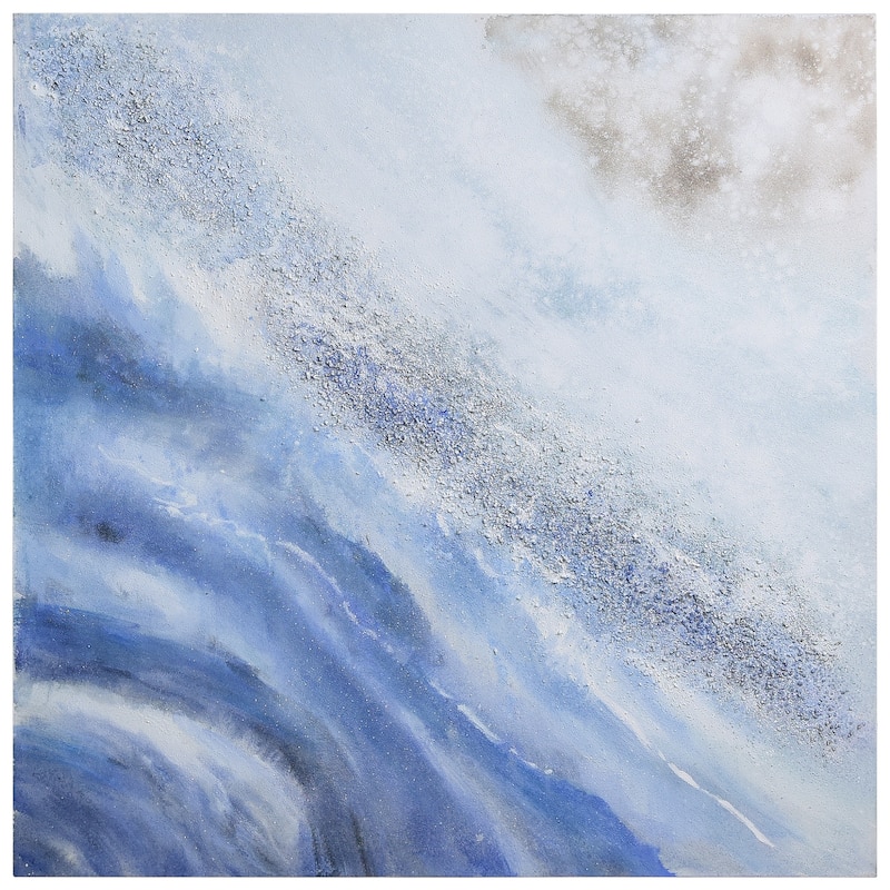 Ocean Elixer Textured Metallic Hand Painted Wall Art by Martin Edwards