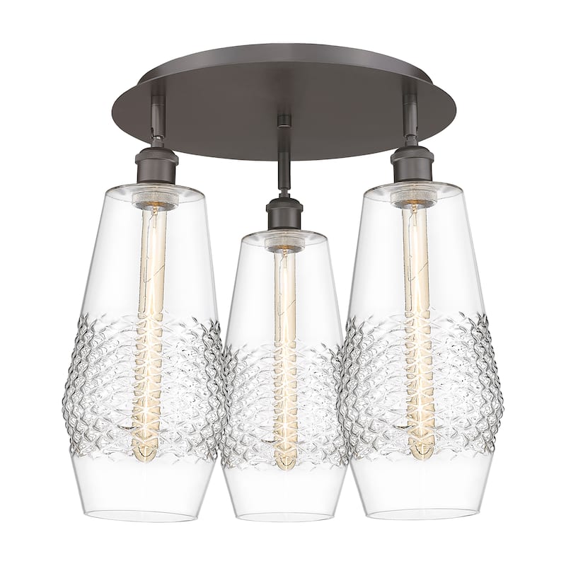Innovations Lighting Windham - 3 Light 19" Flush Mount