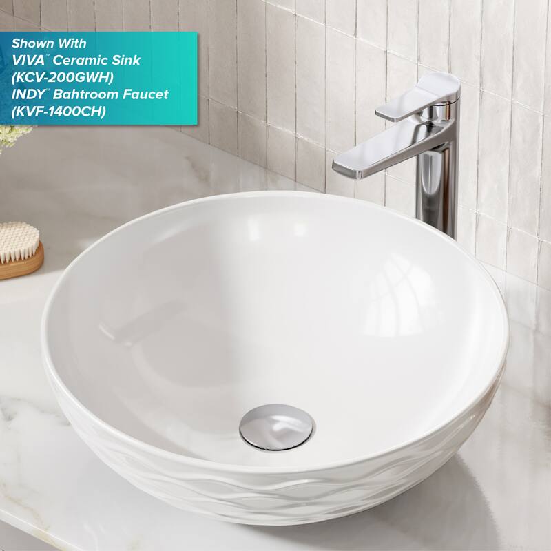 KRAUS Pop-Up Drain for Vessel Bathroom sink