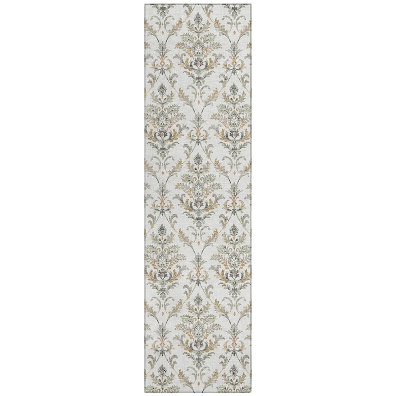 Machine Washable Indoor/ Outdoor Traditional Marrakesh Chantille Rug