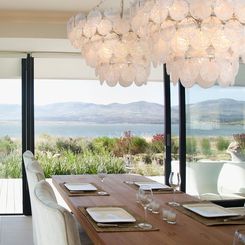Golden Lighting 6007-27 Cascada 11 Light 28" Wide Pendant