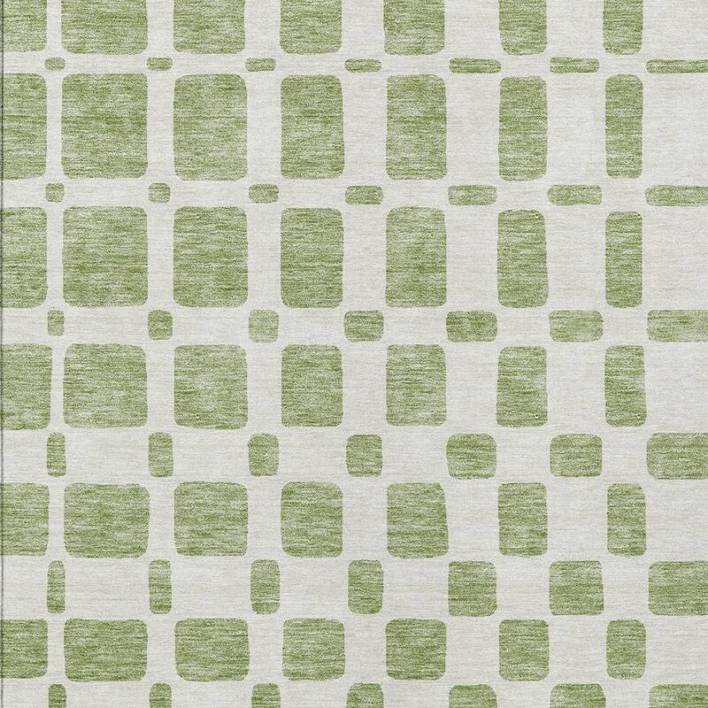HomeRoots Geometric Transitional Rectangle Outdoor Rug