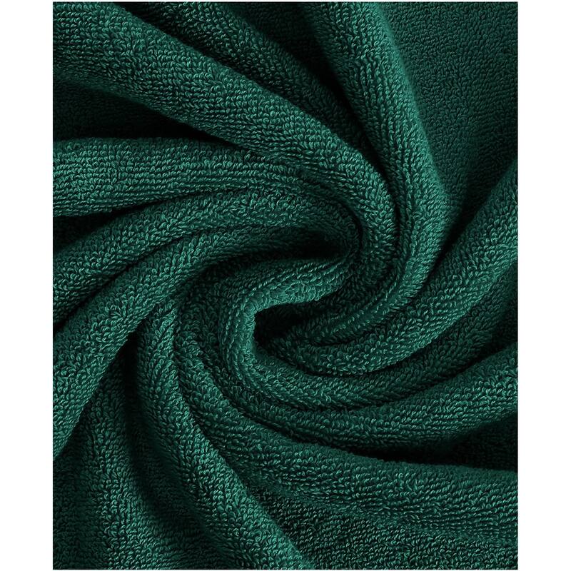 Feather and Stitch NY 650 GSM Premium Cotton 6 Piece Towel Set Super Absorbent Quick Dry Spa Quality