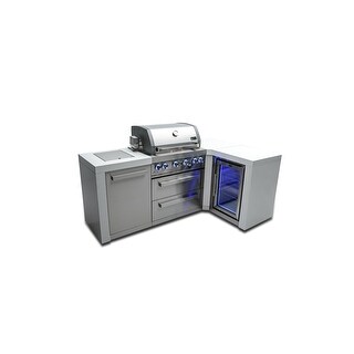 Mont Alpi MAi400-D90FC 4-Burner L-Shaped 90° Corner Deluxe