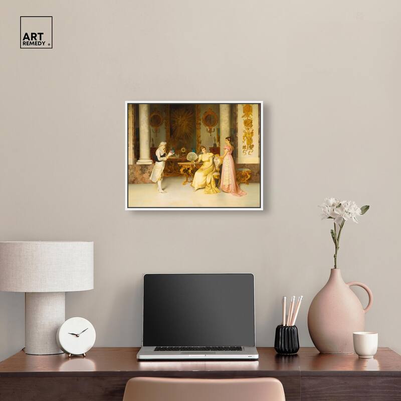 Bashful Suitor Canvas by Art Remedy