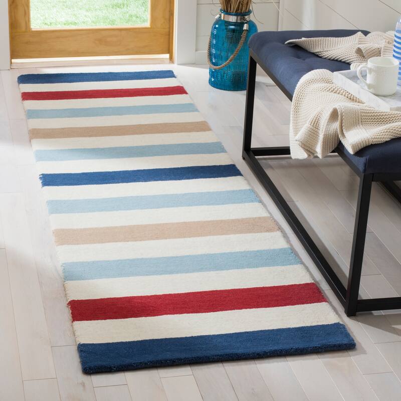 Martha Stewart by SAFAVIEH Circus Stripe Wool Rug