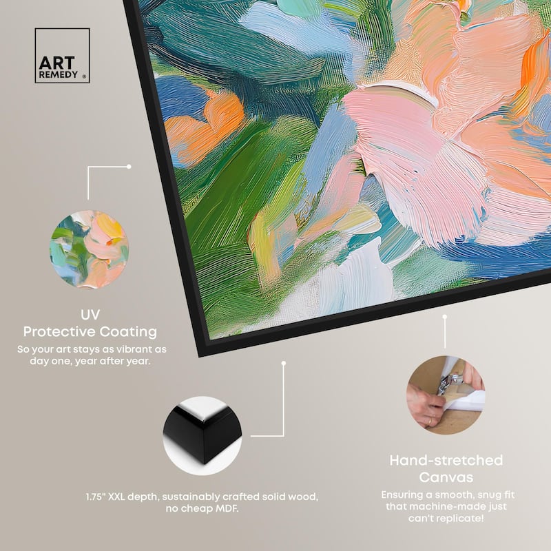 Chromatic Layers Canvas Set of 2 by Art Remedy